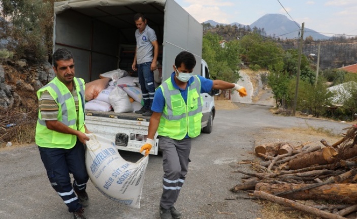 Afet bölgesinde sosyal yardım çalışmaları devam ediyor