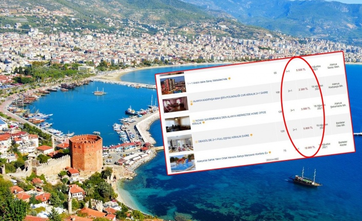 Alanya’da ev kiraları el yakıyor