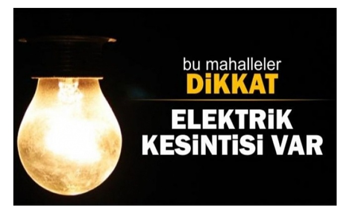 Alanya'nın o mahallelerinde elektrik kesilecek!