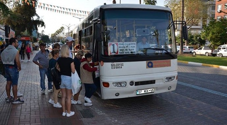 Alanya’da toplu taşımaya zam!