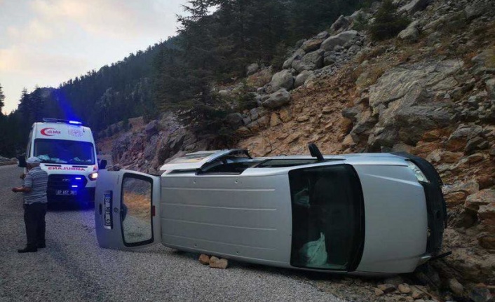 Gökbel Yaylası’nda kaza: 1 yaralı