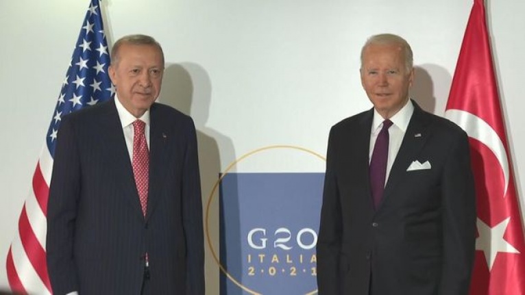 Erdoğan ile Biden arasında 'pozitif' görüşme