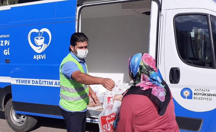 BŞB Alanya'da ihtiyaç sahiplerini unutmuyor