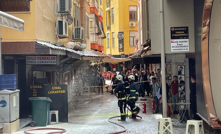 Alanya'da baca yangını korkuttu