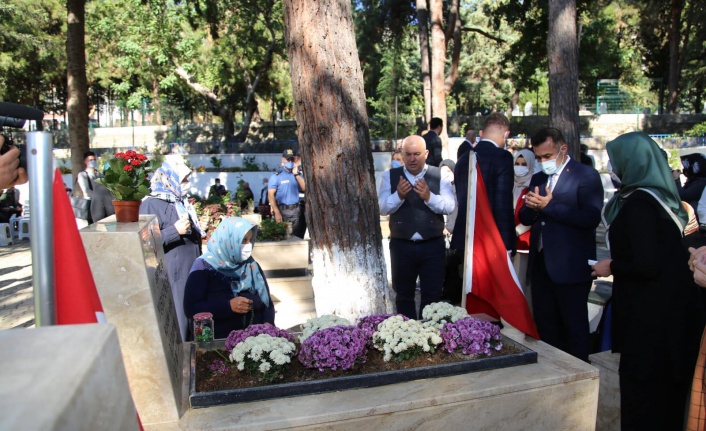 Alanya şehidini dualarla andı