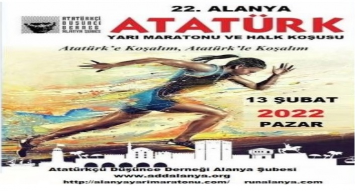 Alanya’da Atatürk için koşmaya çağrı