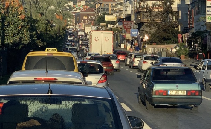 Alanya’da trafik çilesi