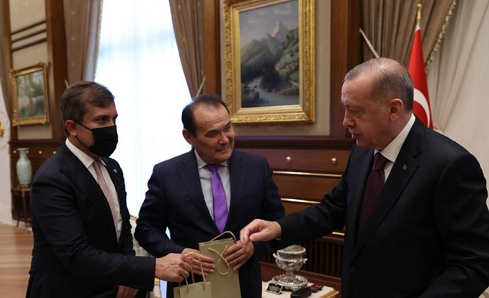 Alanyalı isim Cumhurbaşkanı Erdoğan ile görüştü