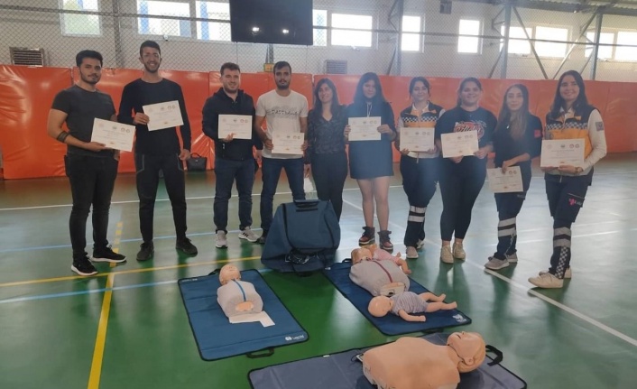 Öğretmenler, Alanya'da ilk yardım öğreniyor