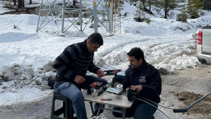 Alanya Belediyesi’nden yaylalarda fiber çalışma