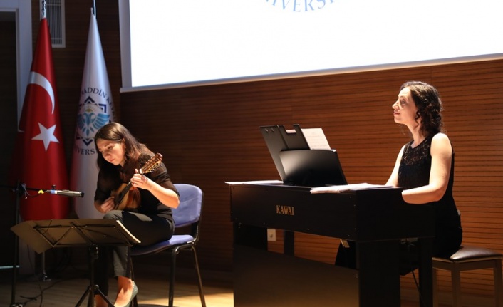 ALKÜ'de mandolin ve piyano konseri