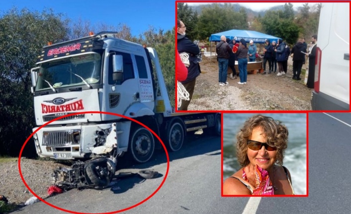 Alanya’da kamyonun çarpması sonucu ölen Rus kadın defnedildi