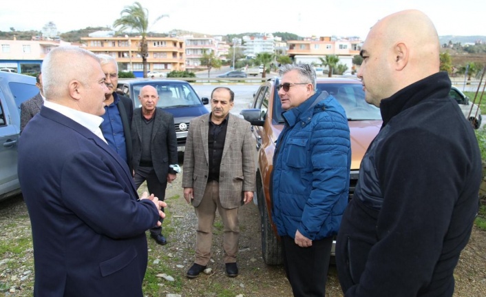 Başkan Şahin Alanya’daki üreticileri yalnız bırakmadı