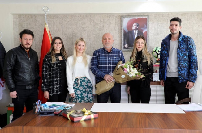 Ebru Bezci'den Çavuşoğlu’na teşekkür ziyareti
