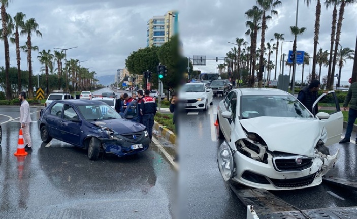 Alanya’da korkutan kaza!