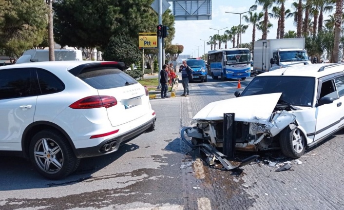 Alanya’da korkutan kaza!