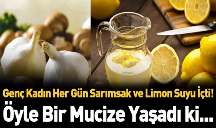 Limon suyuna sarımsak atarsanız ne olur? İnanamayacaksınız!