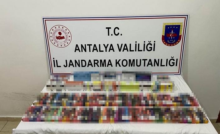 Manavgat'ta gümrük kaçağı sigara ele geçirdi!