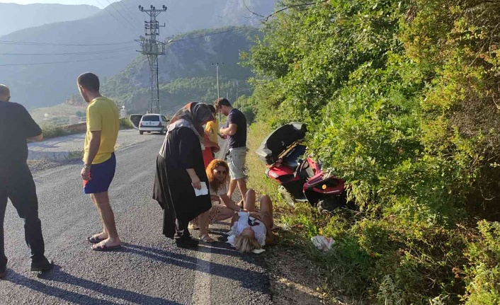 Turistler Atv aracının altında Kaldı!