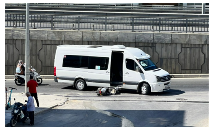 Alanya’da çevreyolu’da korkutan kaza!