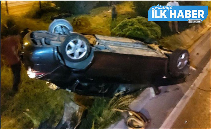 Alanya'da feci kaza: 1 yaralı!