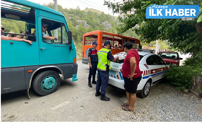 Alanya'da jandarmadan safaricilere sıkı denetim