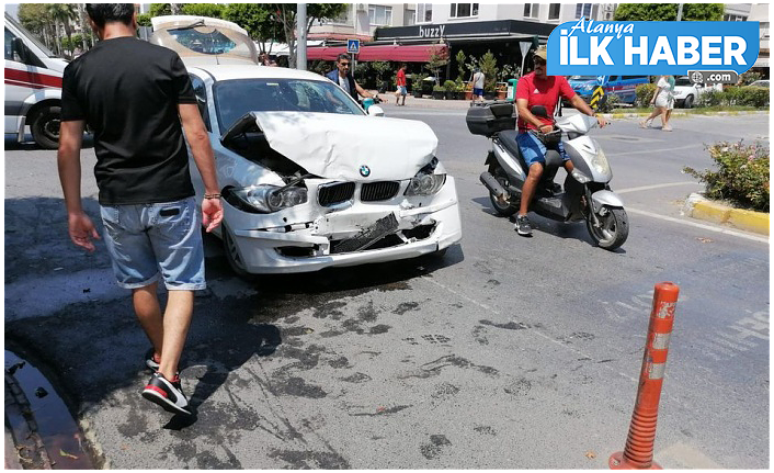 Alanya’da korkutan kaza!