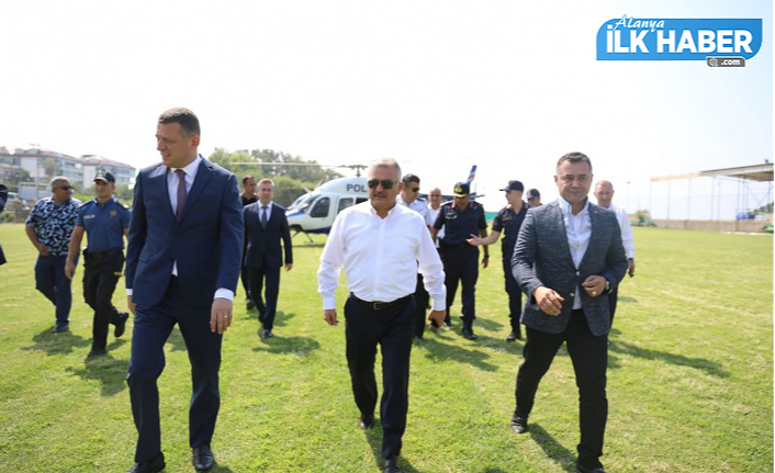 Antalya Valisi’nden Alanya’ya ziyaret