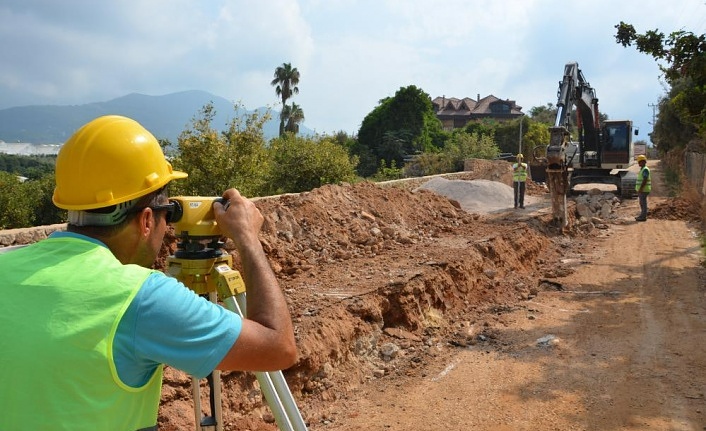 Alanya’ya altyapı yatırımları devam ediyor