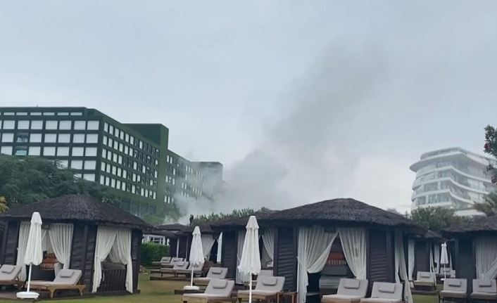 5 yıldızlı otelin restoranı yangında küle döndü!