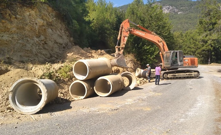 Alanya’nın kırsal mahallelerine kış bakımı