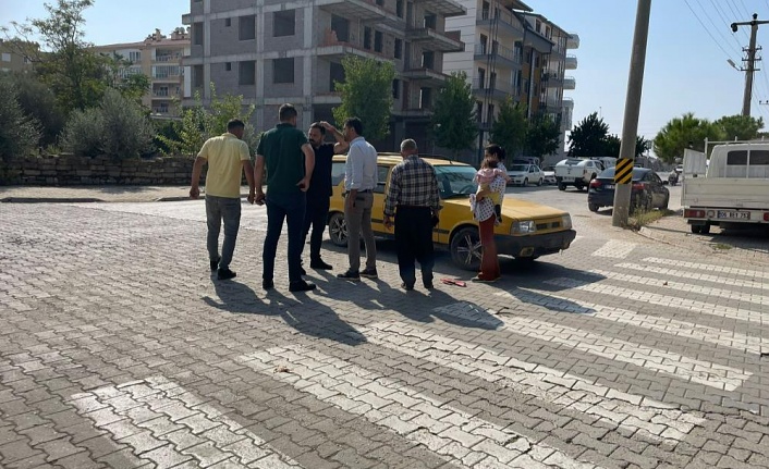 Gazipaşa'da motosiklet ile otomobil çarpıştı: 1 yaralı