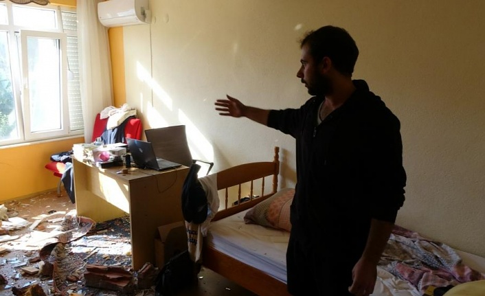 Manavgat'ta otelin su tankı patladı: Evi harabeye çevirdi