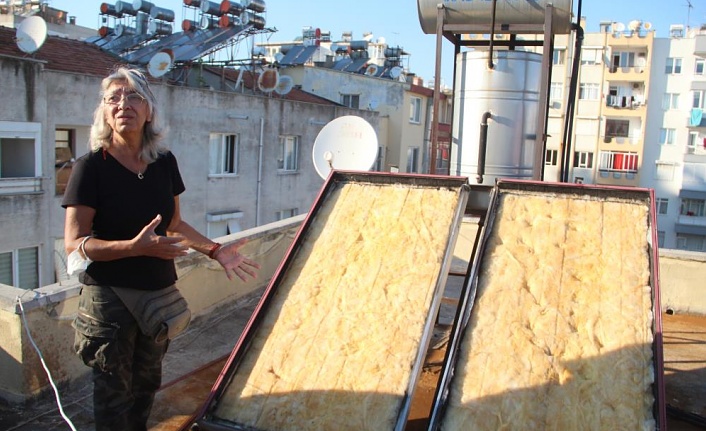 Hırsızlar 5 katlı binanın çatısındaki güneş enerji sistemlerini çaldı
