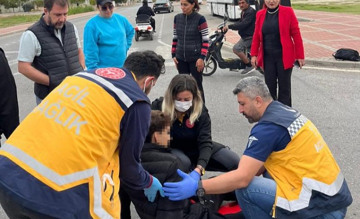 Ehliyetsiz motosiklet sürücüsü kazasında ceza yağdı!