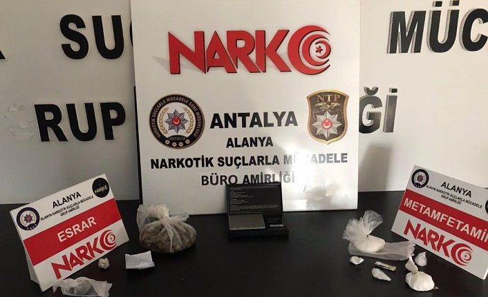 Alanya'da uyuşturucu ve hırsızlık operasyonları: 13 gözaltı