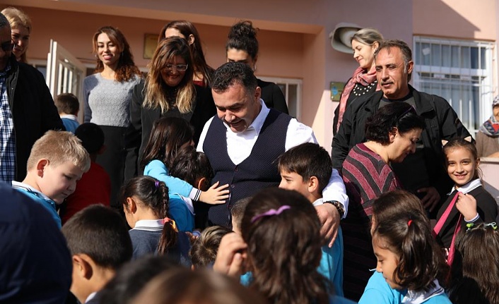 Başkan Yücel’e Ayhan Şahenk İlkokulu’ndan Teşekkür