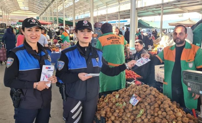 Alanya polisi dolandırıcılık olaylarında esnafı ve vatandaşları uyardı