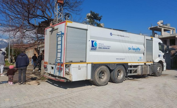 Hatay’ın mahalleleri suya kavuşuyor