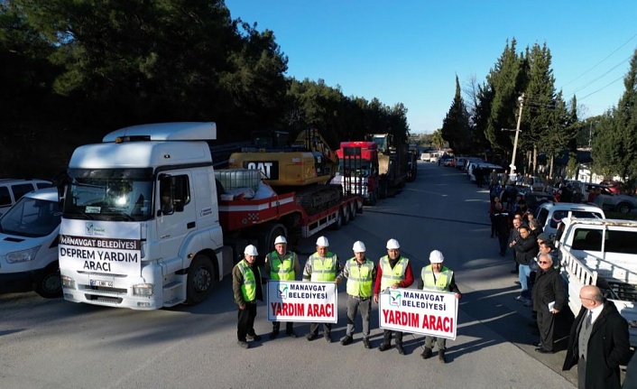 Manavgat, deprem bölgesi için tek yürek oldu!