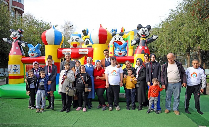 ALANYA BELEDİYESİ DOWN SENDROMLULARI BALON PARKTA BULUŞTURDU