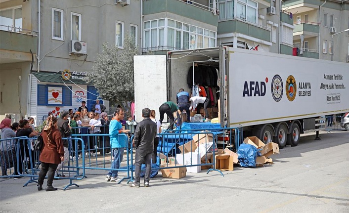 ALANYA BELEDİYESİ GÖNÜL PINARI YARALARI SARMAYA DEVAM EDİYOR