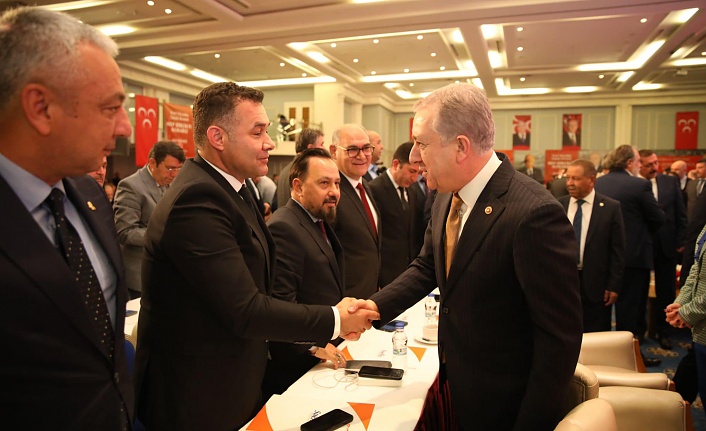 Başkan Yücel, MHP Belediye Başkanları Toplantısı’na katıldı