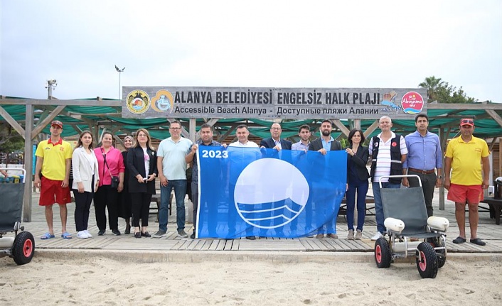 ALANYA 2023 YAZ SEZONU ÖNCESİ MAVİ BAYRAKLI İŞLETMELER DENETLENİYOR