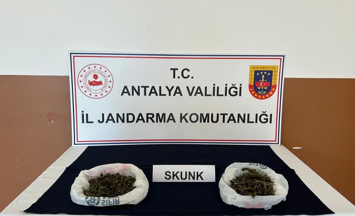 Alanya'da uyuşturucu ticaretine jandarma engeli