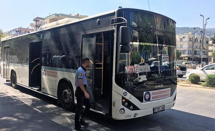 Alanya’da taksi ve halk otobüsleri denetlendi