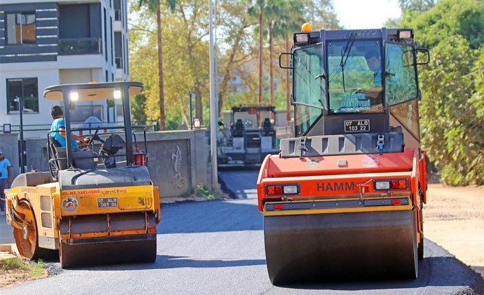 Oba Mahallesi'nde asfalt çalışması tamamlandı