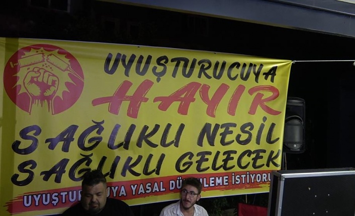 Mahalle halkı uyuşturucuya karşı savaş açtı