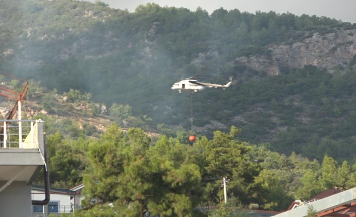 Ormanlık alanda çıkan yangın büyümeden söndürüldü