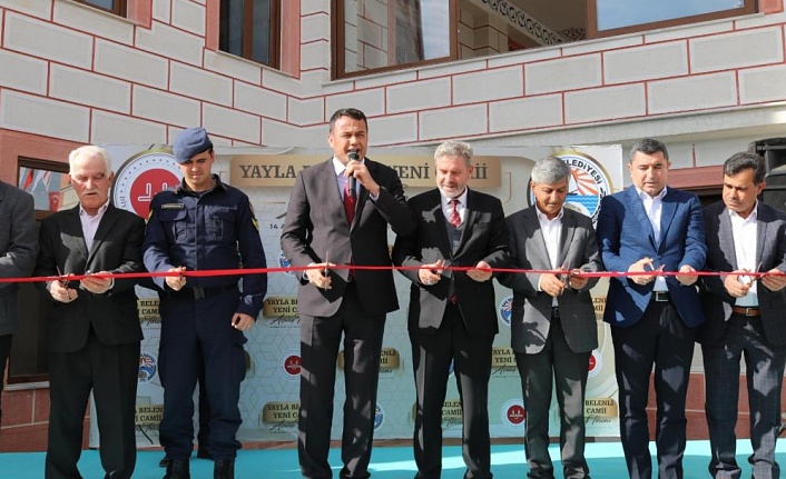Kaş Yayla Belenli Yeni Camii'nin Resmi Açılışı Gerçekleştirildi